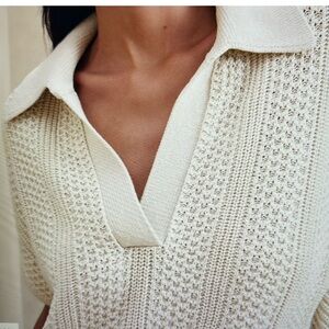 Banana Republic | NWOTs Janette Sweater Polo 100% Cotton < Sold Out!>